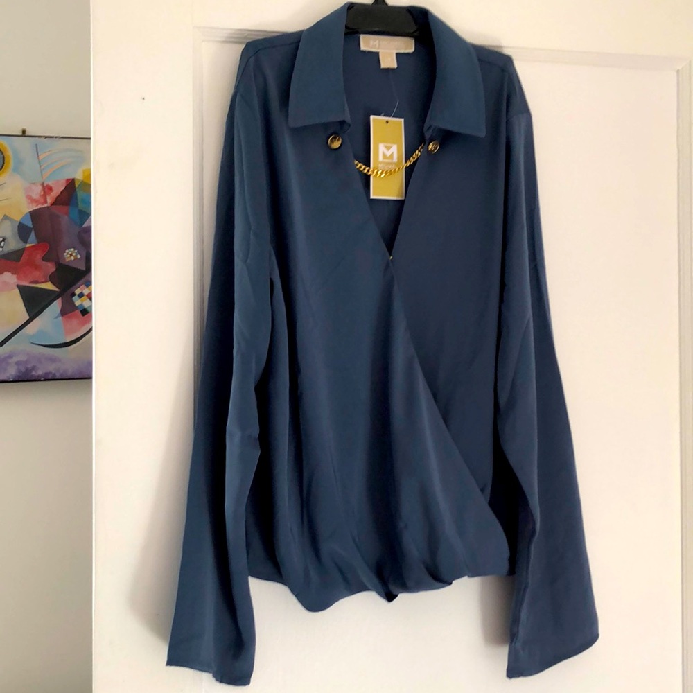 MICHAEL KORS (L) Classy top long sleeves - Picture 1 of 11